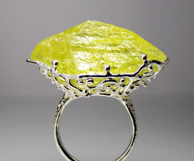 レモンクォーツ リング / Lemon Quartz Ring - ショップ NATSU レモンクォーツ リング / Lemon Quartz Ring - ショップ NATSU