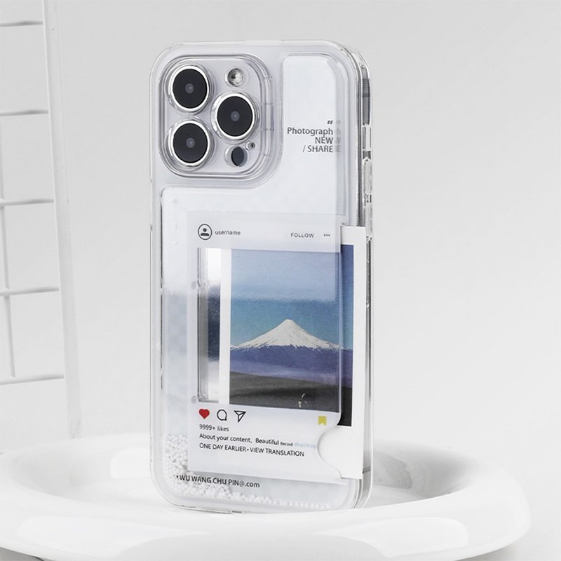 其他材質 手機殼/手機套 - 照相框  iPhone 手機殼