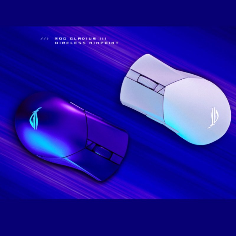ASUS 華碩 ROG Gladius III Wireless AimPoint 無線滑鼠 - 電腦配件 - 塑膠 多色
