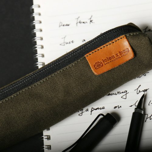 Adult-like canvas pencil case/pencil case/pen/the simplest perfect  presentation/DG71 - Shop icleabag Pencil Cases - Pinkoi