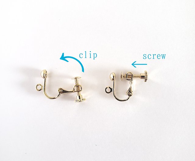 cherry pierced earrings or clip-on earrings - Shop hina workshop Earrings &  Clip-ons - Pinkoi