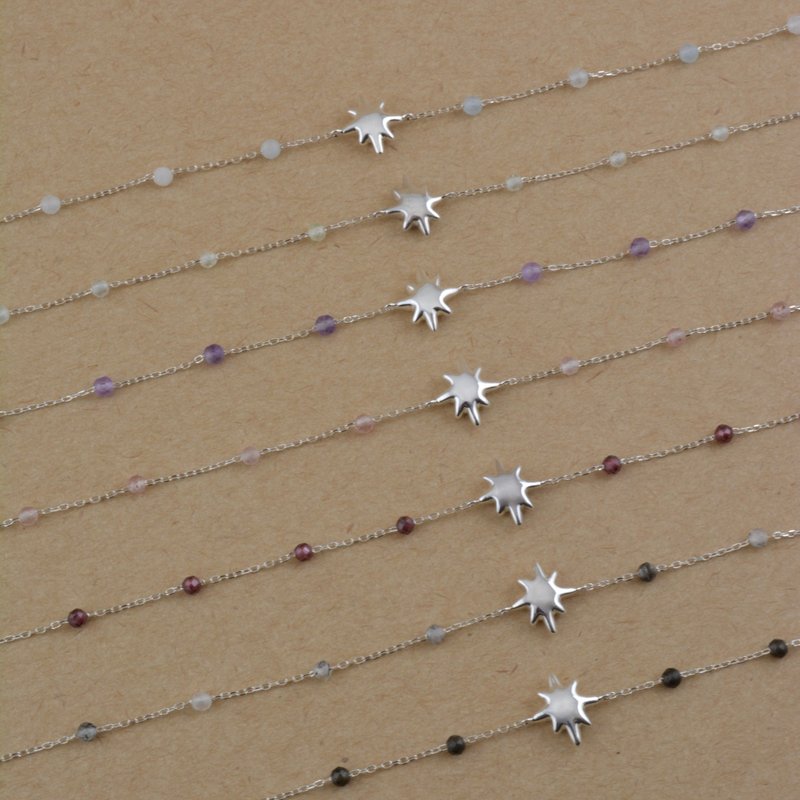 Inner Core Bracelet - Crystal Collection - สร้อยข้อมือ - เงิน สีเงิน