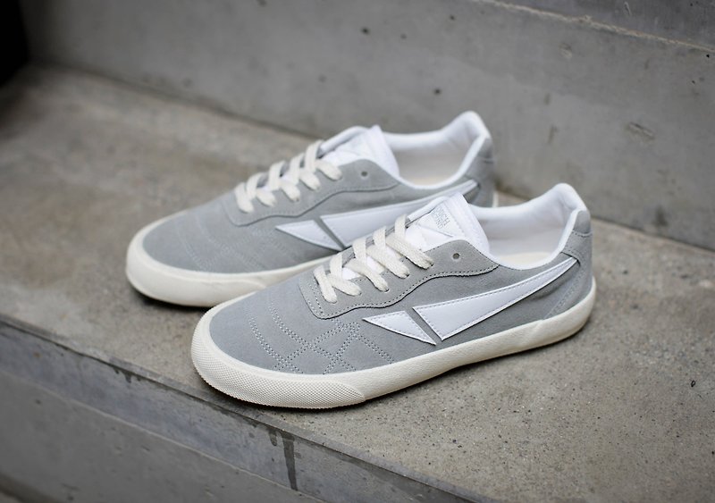 TOUCH GROUND VINTAGE SOCCER SNEAKERS GRAY P00000UK - Women's Running Shoes - Other Materials Gray