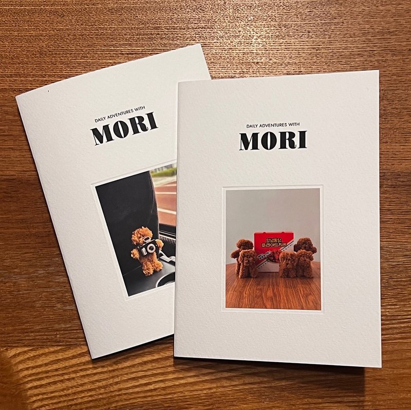 Daily Adventures with Mori Photo Book - อัลบั้มรูป - กระดาษ ขาว