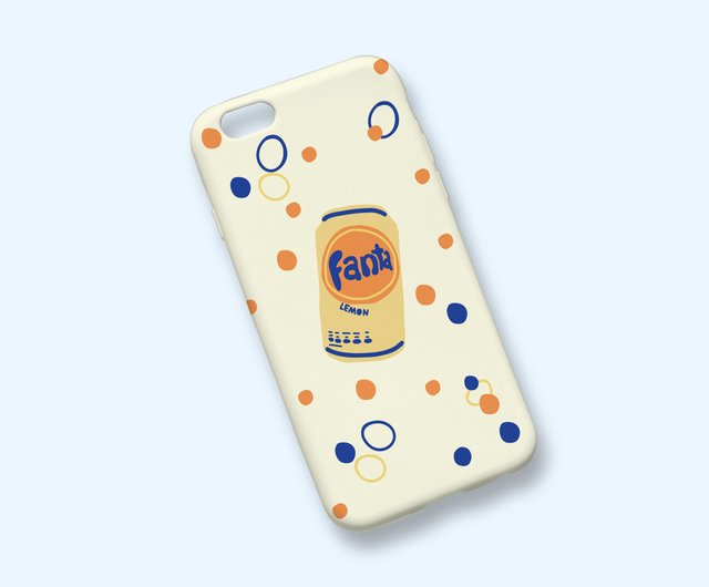 Xiyi Ranch Fanta flavor mobile phone case anti fall Huawei iPhone Xiaomi Oppo Samsung can all be customized