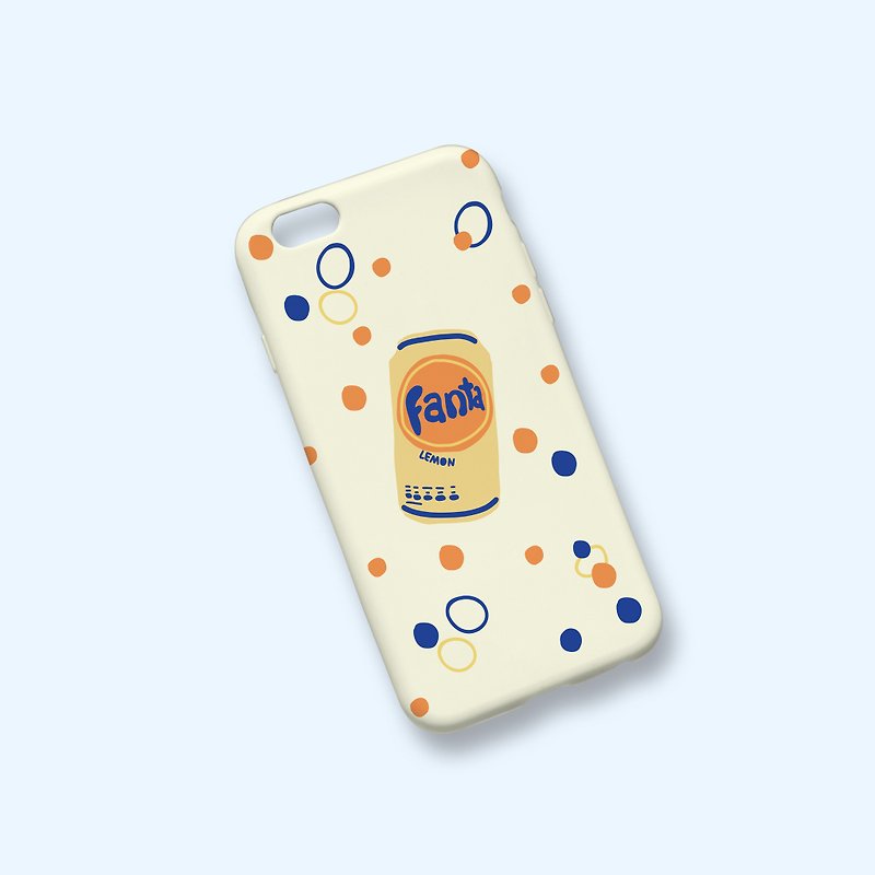 Xiyi Ranch | Fanta flavor mobile phone case/anti-fall, Huawei, iPhone, Xiaomi, Oppo, Samsung can all be customized - Phone Cases - Plastic Multicolor