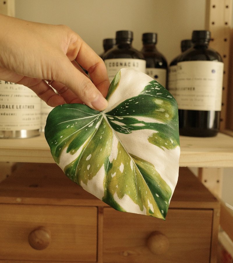 透明漂浮相框斑葉錦緞 - 擺飾/家飾品 - 真皮 