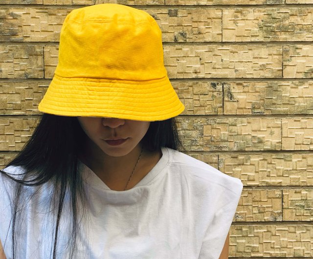 yellow flower bucket hat