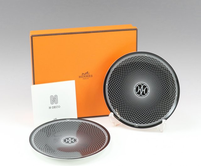 値下げ！新品未使用！エルメス デコ プレート 14㎝ 皿 日本直送】エルメス HERMES アッシュデコ Hデコ 食器 14cm