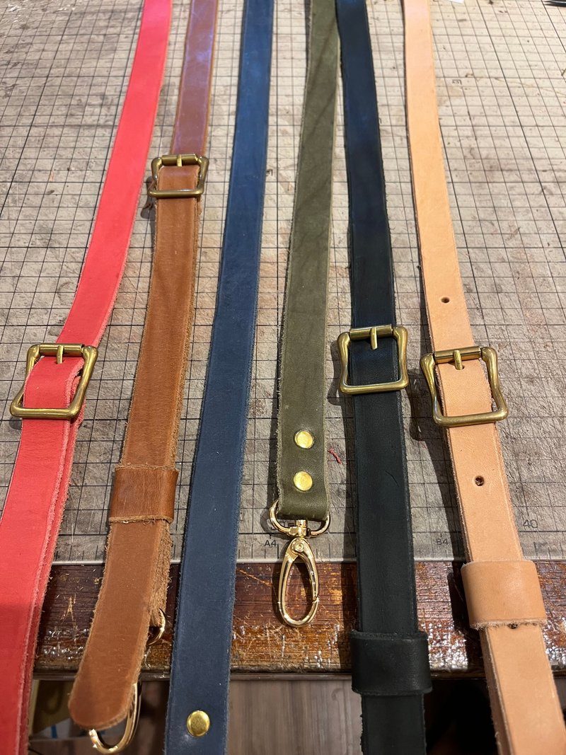 My name is the strap - Belts - Genuine Leather Multicolor