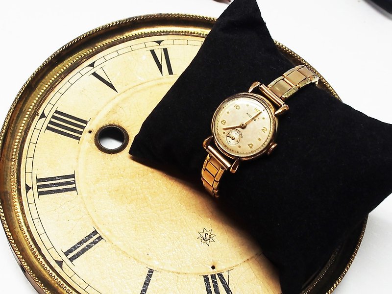 1960s MULCO German gold mechanical watch - นาฬิกาผู้หญิง - โลหะ สีทอง