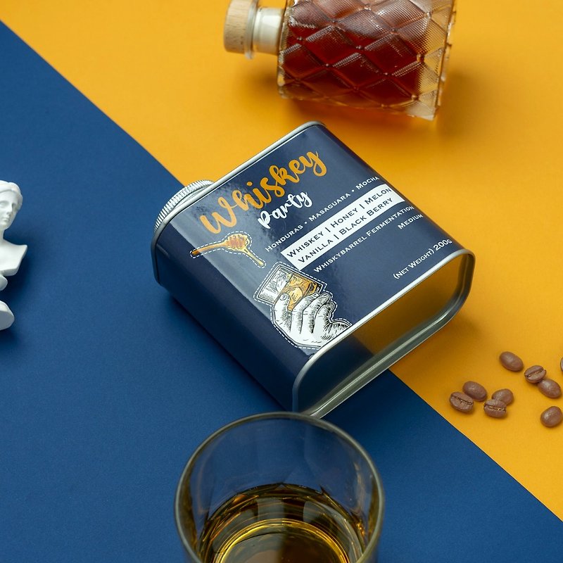 威士忌酒香咖啡 200克 | 咖啡豆 - 咖啡/咖啡豆 - 其他材質 藍色