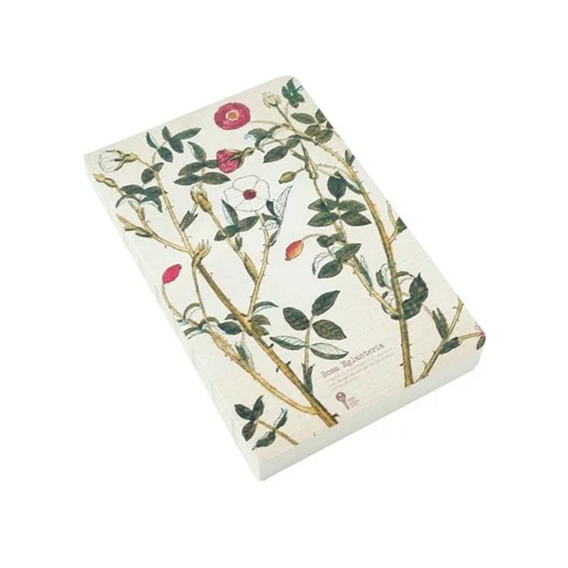JIUKOUSHAN 九口山 320Pages 藥草系列 裸裝白紙筆記本 野薔薇 - 筆記本/手帳 - 紙 