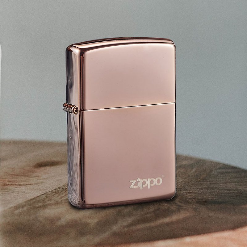 [ZIPPO official flagship store] Rose gold windproof lighter 49190ZL