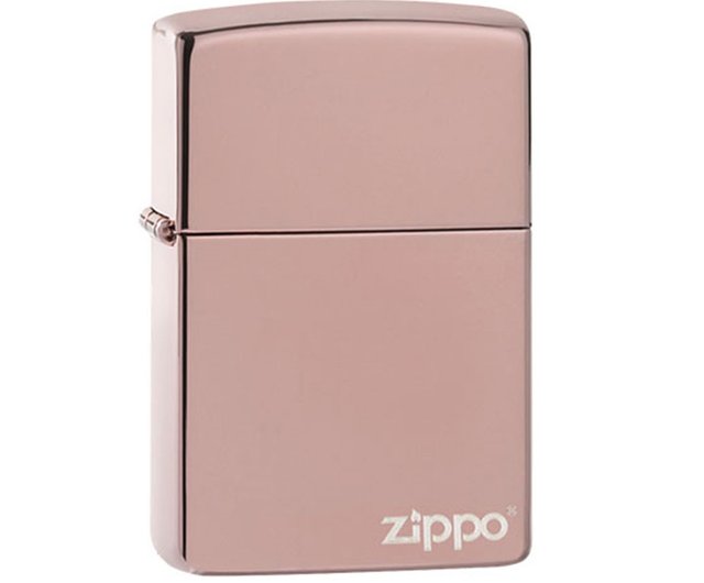 G.O. シーシャ ピンクゴールド ZIPPO official flagship store] Rose gold windproof lighter 49190ZL