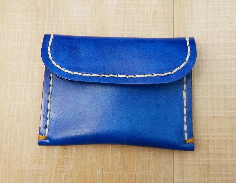 シエナレザー財布 - 小銭入れ - 革 ブルー