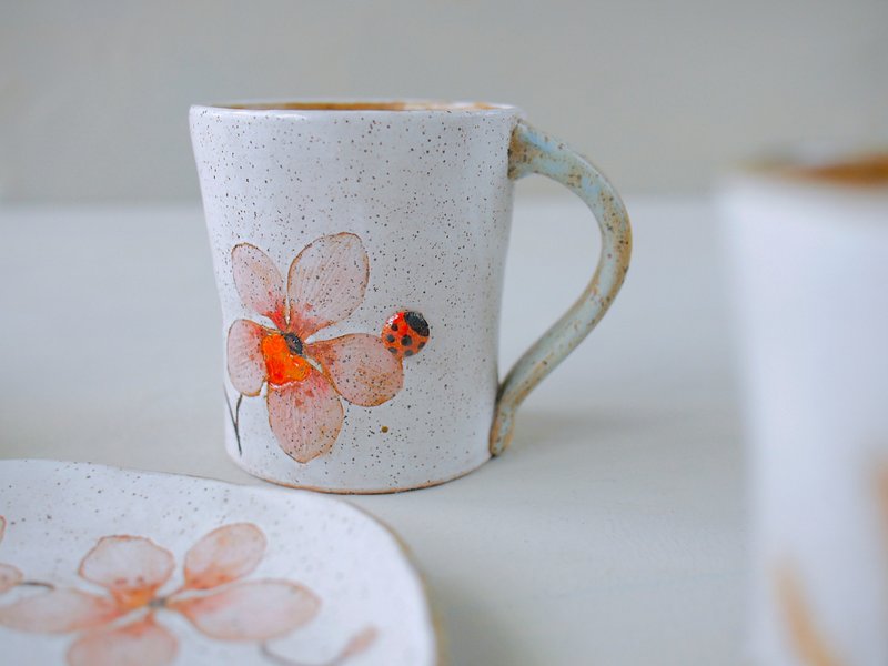 Mug－Orchid Collection - แก้วมัค/แก้วกาแฟ - ดินเผา สึชมพู