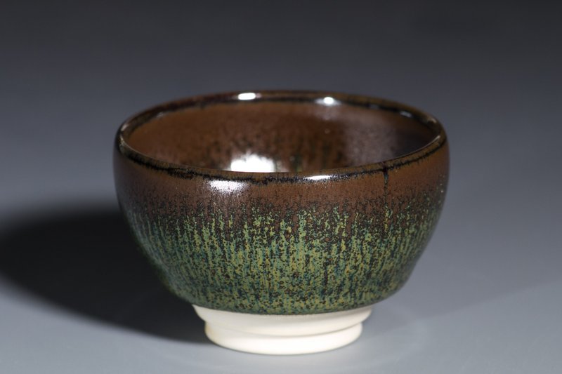 Tenmoku tea cup - Teapots & Teacups - Pottery Green