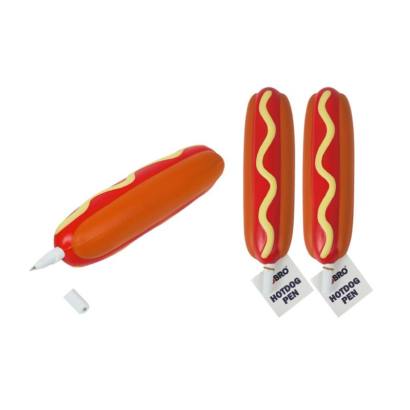 YOBRO Hotdog 熱狗筆 臘腸狗軟筆(單入) WSG13985 - 原子筆/中性筆 - 塑膠 紅色