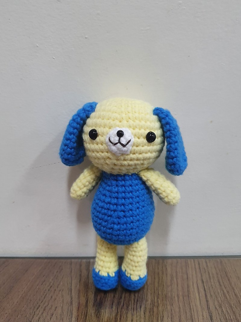 Yilan crochet course body dog hand-made wool doll for beginners - Knitting / Felted Wool / Cloth - Cotton & Hemp 