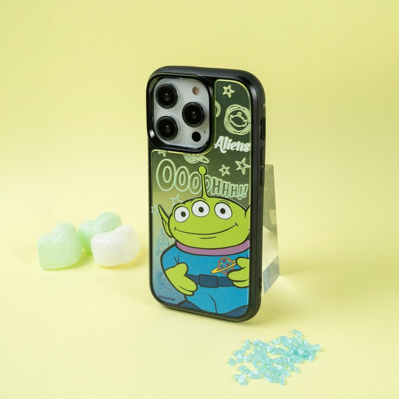迪士尼三眼仔 iPhone 16 Samsung S25 氣墊/標準/鏡面手機殼 - 手機殼/手機套 - 塑膠 多色