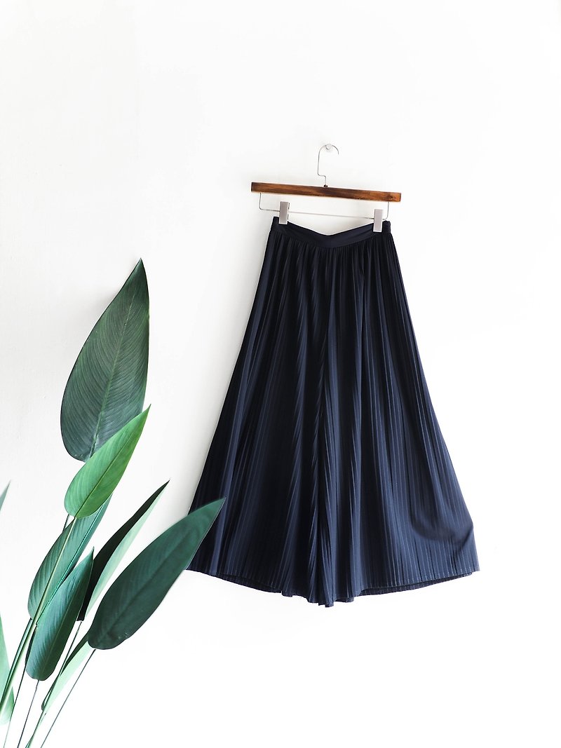 River Water Mountain - Kyoto Deep Black Blue Fine 100% Classic Note Antique Cotton Soft Cloth Pro Comfortable Pants - Women's Pants - Cotton & Hemp Blue