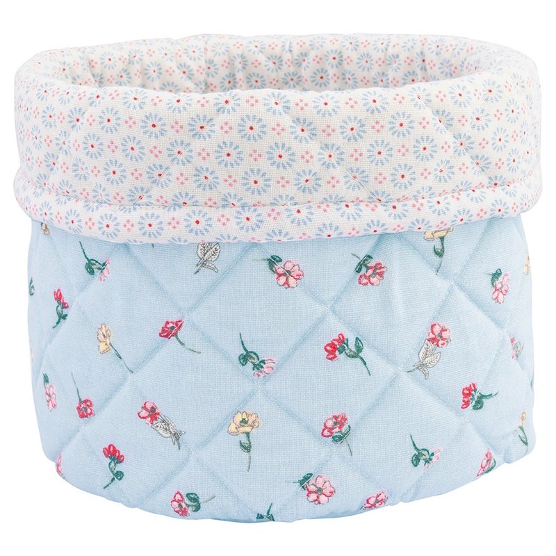 【新品】 丹麥GreenGate Lianca pale blue 麵包布籃 - 居家收納/收納盒/儲物盒 - 聚酯纖維 多色