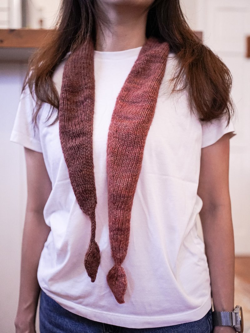 手作-編織圍巾-脖圍-棒針款 - 圍巾/披肩 - 羊毛 