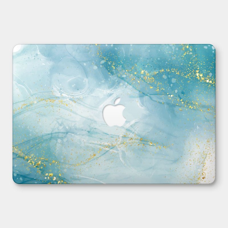 仿藍色大理石 MacBook 超輕薄防刮保護殼 PU001 - 平板/電腦保護殼/保護貼 - 塑膠 藍色