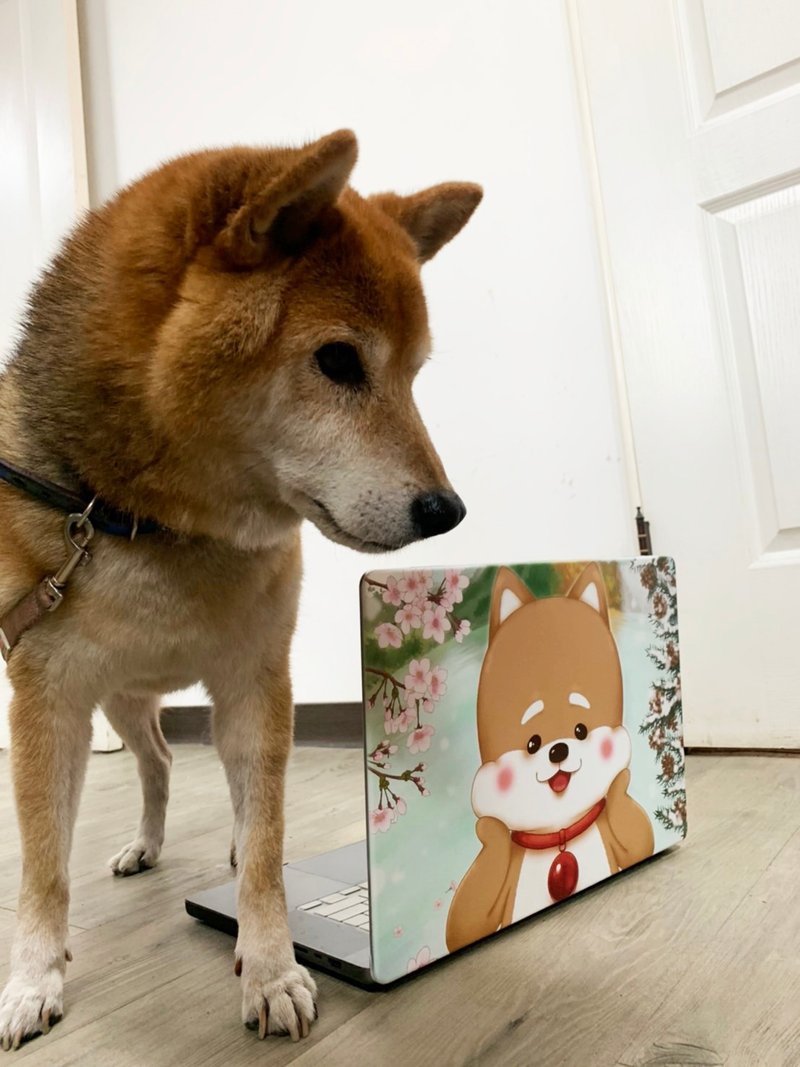 柴犬大學 Shibaniki柴老大 MacBook筆電殼 電腦殼 MacBook保護殼 - 電腦配件 - 塑膠 多色