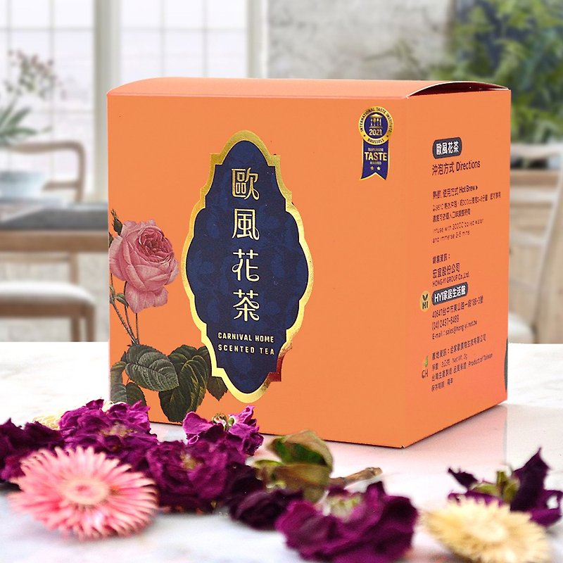 [European style floral tea] Floral tea/edible rose/iTQi flavor double star/10 packs - อื่นๆ - พืช/ดอกไม้ สึชมพู