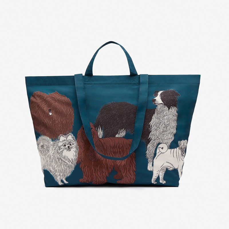 【INOUI EDITIONS】TOUTOU 雙把手托特包 - 側背包/斜背包 - 其他材質 綠色