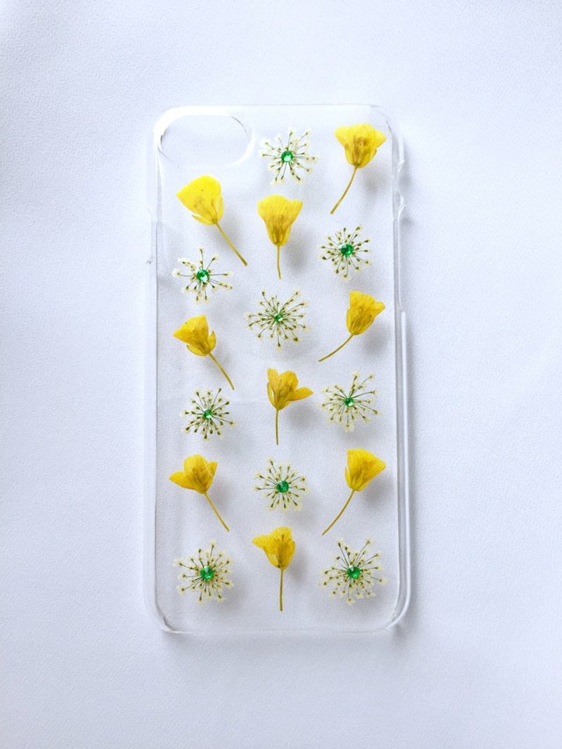 iPhoneケース　菜の花 - 手機殼/手機套 - 其他材質 黃色