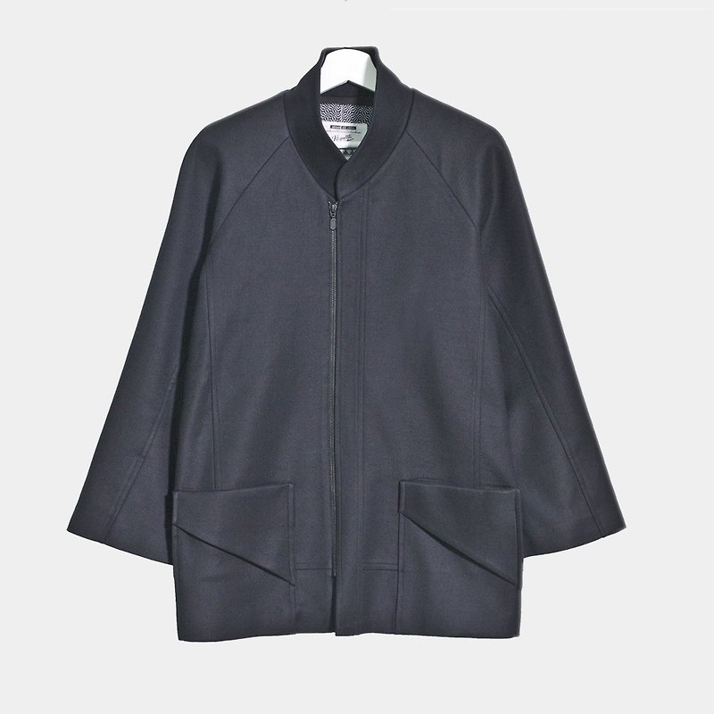 Moses.Blk / Coat *size M - Men's Coats & Jackets - Cotton & Hemp Black