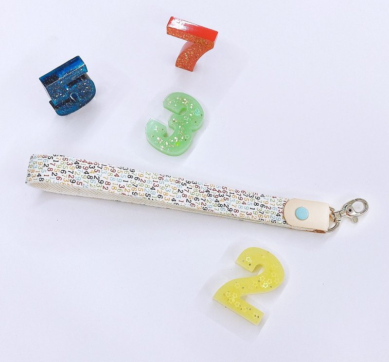 小數字 手機吊繩/頸繩/手繩/飾品 - 手機掛繩/背帶 - 棉．麻 多色