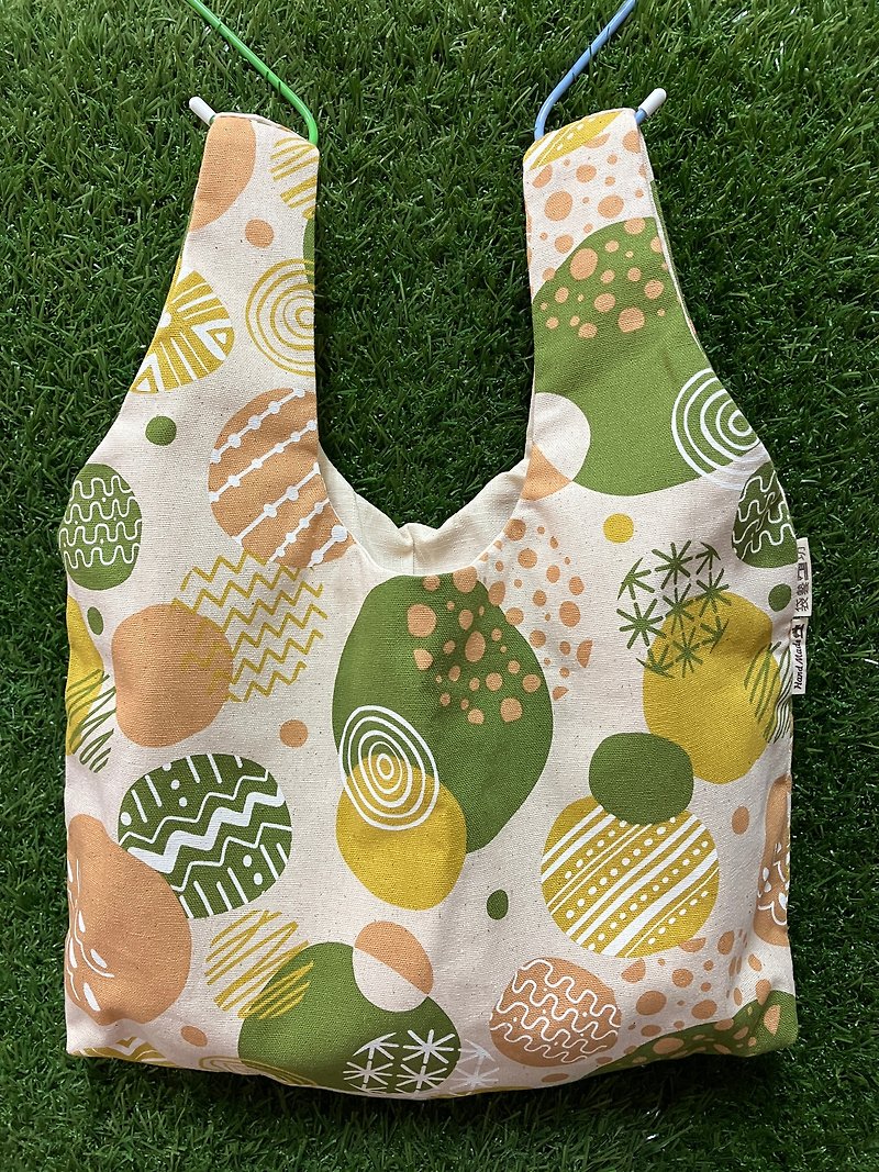 Tote bag, shopping bag, eco-friendly bag, travel bag - Handbags & Totes - Cotton & Hemp Green