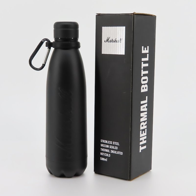 其他材質 水壺/水瓶 - Marshall 啞黑保溫水樽 500ml