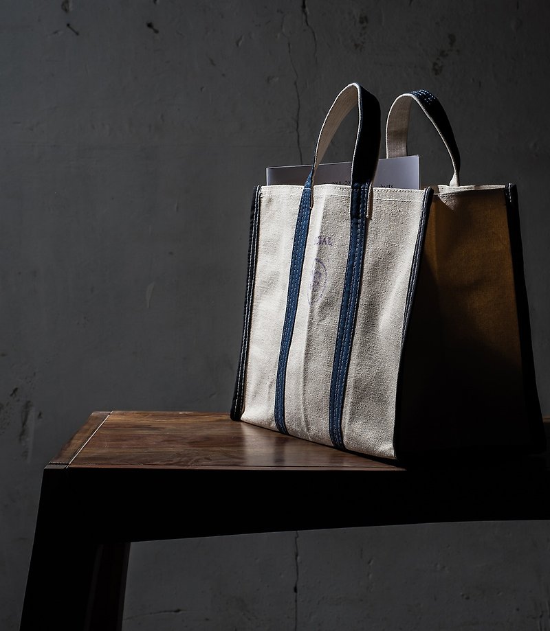 MARKET TOTE BAG 45 Simple Shopping Bag 45 - กระเป๋าถือ - ผ้าฝ้าย/ผ้าลินิน 