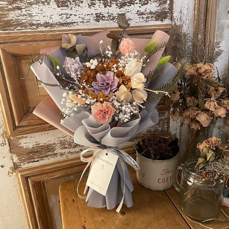 【Ballerina】Dried Bouquet/Medium Bouquet/Mother's Day Bouquet - Dried Flowers & Bouquets - Plants & Flowers Multicolor