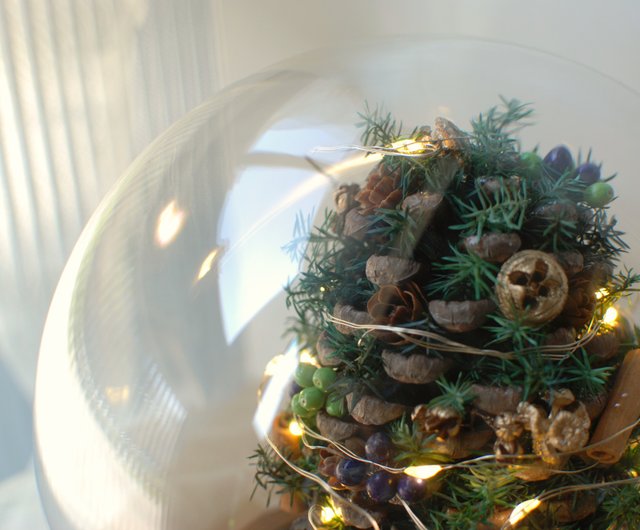 DIY Everlasting Cedar Christmas Wreath Material Set - Shop mellowartstudio  Plants & Floral Arrangement - Pinkoi