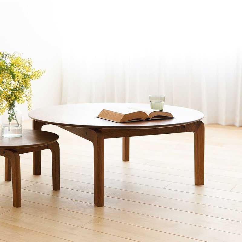 LISCIO | Circle Low Table 直径84cm (ローテーブル) - 餐桌/書桌 - 木頭 