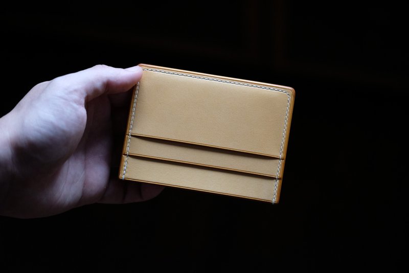 MILDY HANDS - Card Wallet D01 - 卡片夾 義大利 Buttero 牛革 - 皮夾/長短夾/錢包 - 真皮 黑色