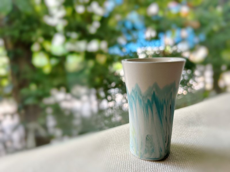 流水小酒杯 - 杯子 - 瓷 多色