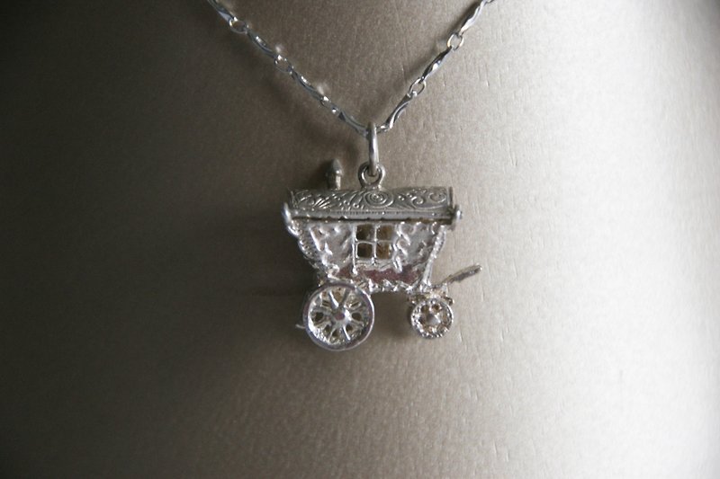 British retro carriage antique necklace - สร้อยคอ - โลหะ 