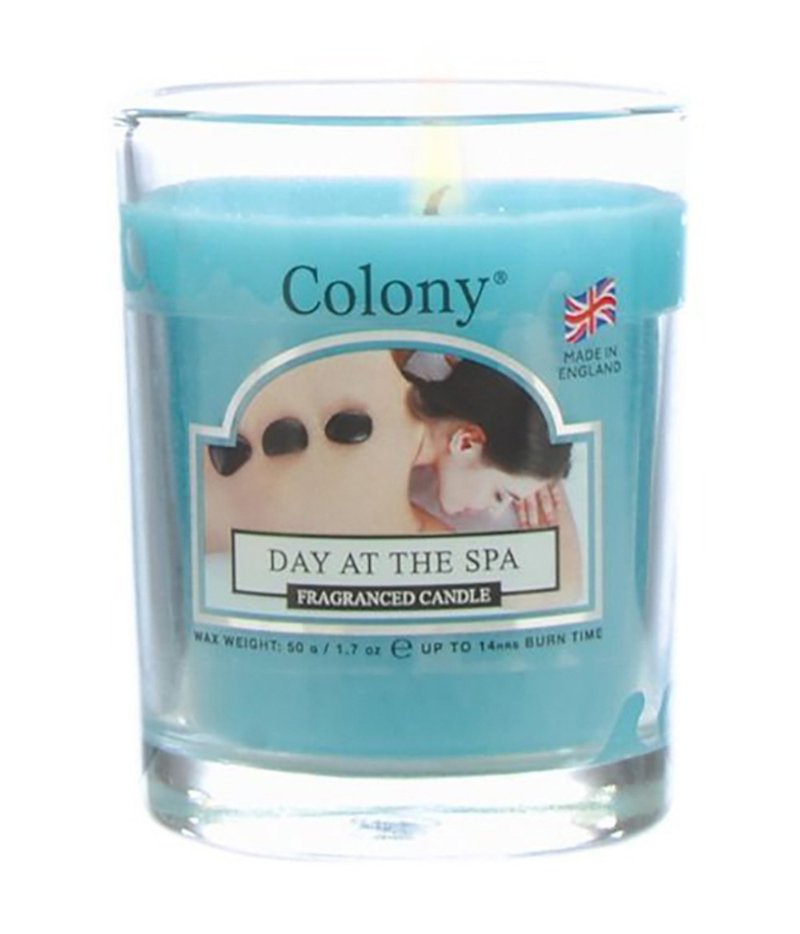 英倫蠟燭 Colony系列 - SPA的日子14hrs - 香薰蠟燭/燭台 - 玻璃 藍色