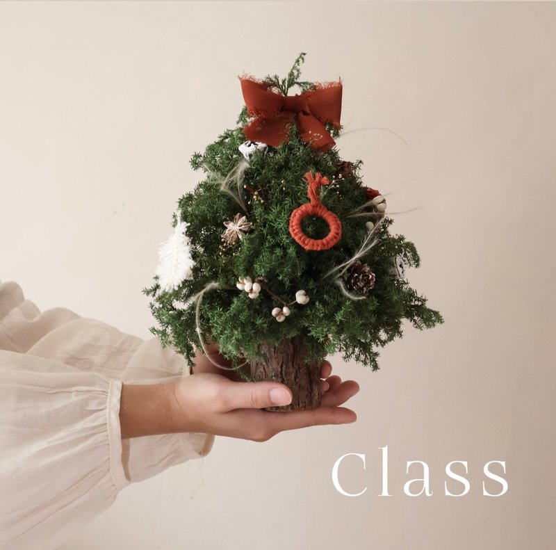 2024 Eternal Christmas Tree Experience Class Christmas Handicraft Class Corporate Experience Class Brand Cooperation Activities - จัดดอกไม้/ต้นไม้ - พืช/ดอกไม้ 