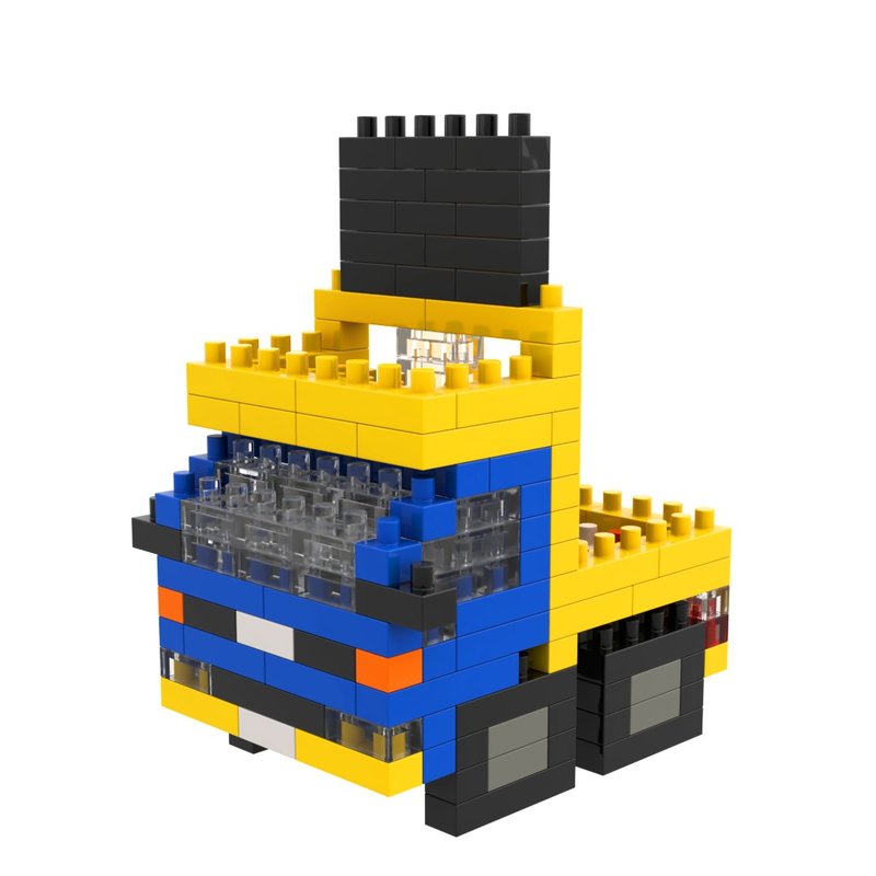 Archbrick Mini Warning Sign Vehicle Brick #1 - ของวางตกแต่ง - พลาสติก หลากหลายสี