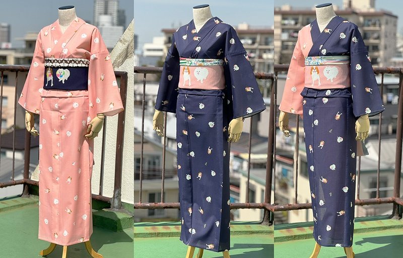 セオアルファ浴衣　おさんぽ - 其他 - 聚酯纖維 