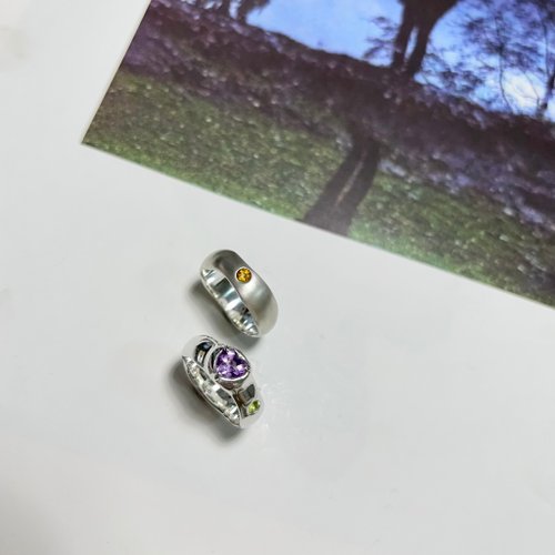LOVE u RING Colored Gemstone Sterling Silver Ring - Shop