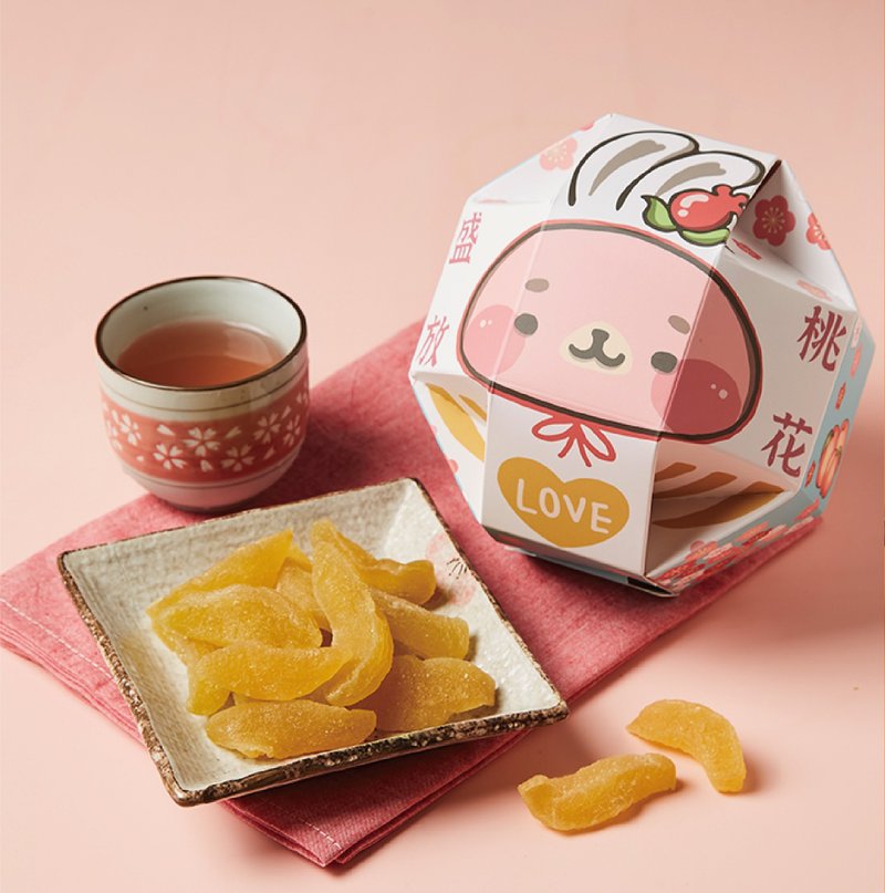 Peach Blossoms in Bloom-Dried Peach Fruit - Dried Fruits - Other Materials Multicolor